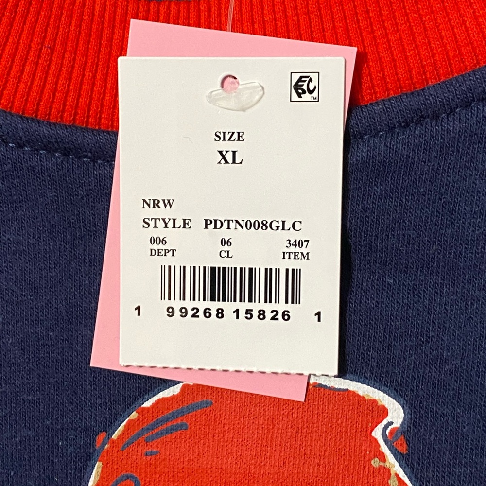 Paddington Bear Navy Blue Women Sweatshirt Size XL New With Tags - Picture 3 of 5